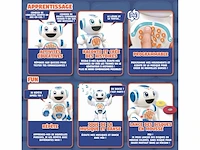 Lexibook interactive robot powerman star spreekt en loopt, programmeerbaar stem voor kinderen 4+, wit/blauw - afbeelding 2 van  4