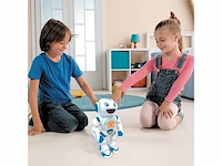 Lexibook interactive robot powerman star spreekt en loopt, programmeerbaar stem voor kinderen 4+, wit/blauw - afbeelding 4 van  4