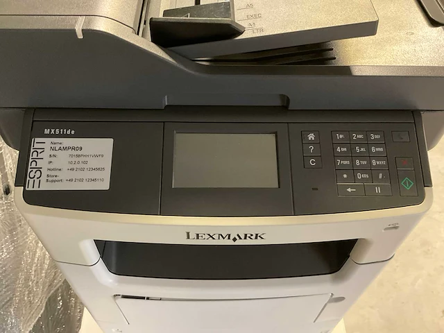 Lexmark - mx511de - laserprinter - afbeelding 3 van  6