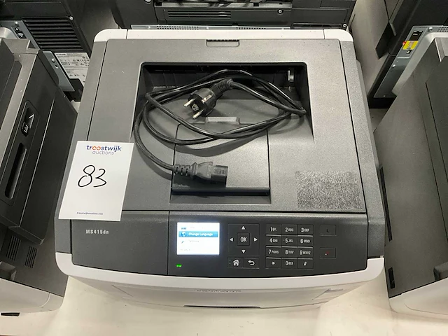 Lexmark ms415dn laserprinter - afbeelding 2 van  3