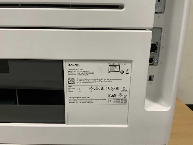 Lexmark (ms811n) monochrome work group laser printer - afbeelding 5 van  8