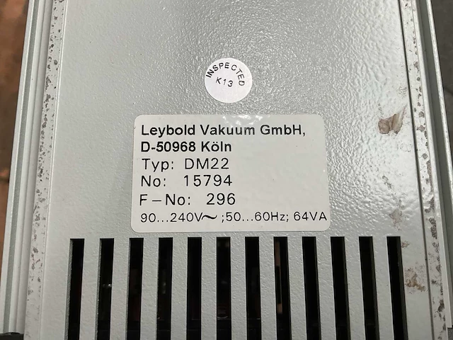 Leybold dm 22 capacitron vacuum gauge set - afbeelding 4 van  7