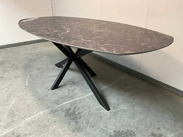 Lf 1217 feel finish deens ovaal eetkamertafel - afbeelding 3 van  7