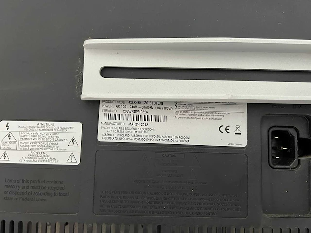Lg - 42lk430 - televisie presentatiestandaard - afbeelding 4 van  5