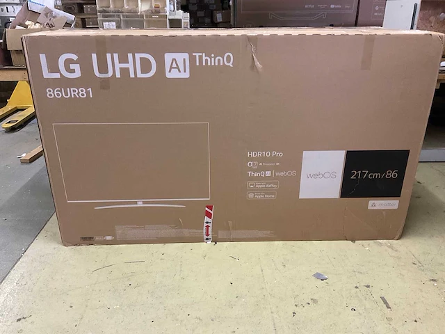 Lg - 86 inch led uhd ur81 4k smart tv - 86ur81006la - televisie - afbeelding 6 van  9