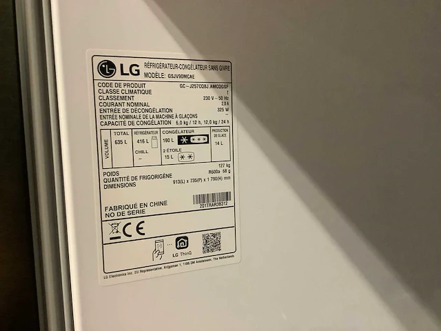 Lg - gsjv90mcae - amerikaanse koelkast - afbeelding 7 van  15