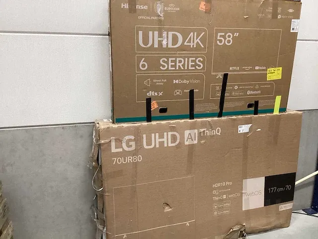 Lg - hisense - 70 - 58 inch - televisie (2x) - afbeelding 6 van  10