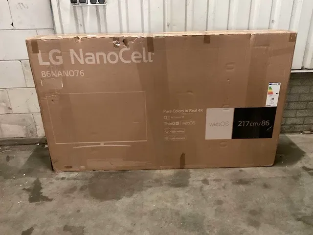 Lg - nanocell - 86 inch - televisie - afbeelding 1 van  8