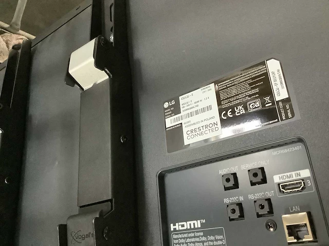 Lg - televisie met plafondarm (2x) - afbeelding 4 van  5