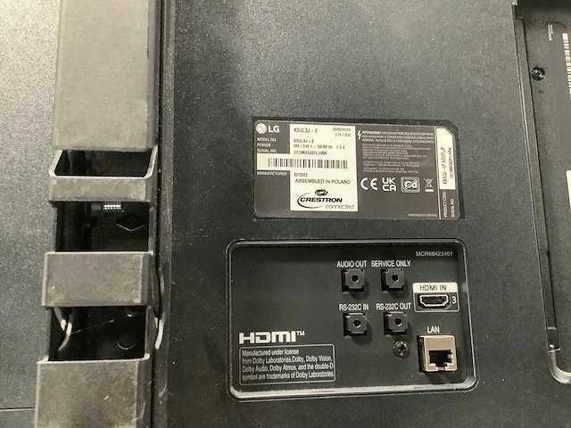 Lg - televisie met plafondarm (2x) - afbeelding 7 van  7