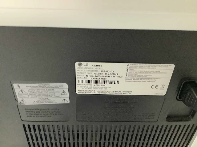 Lg - televisie op verrijdbare standaard - afbeelding 5 van  6