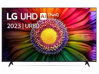 Lg - uhd ur80 65 inch 4k smart tv, 2023 - televisie - afbeelding 1 van  11