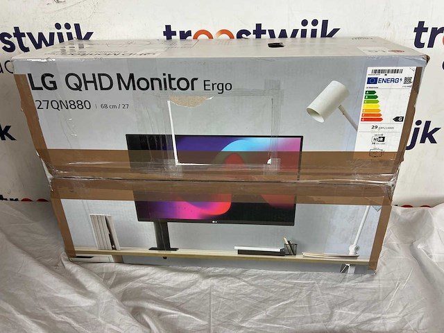 Lg 27qn880-b led display 68,6 cm (27") 2560 x 1440 pixels quad hd lcd zwart - afbeelding 2 van  2