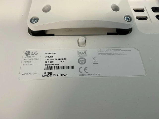 Lg 27ul850 uhd monitor - afbeelding 4 van  6