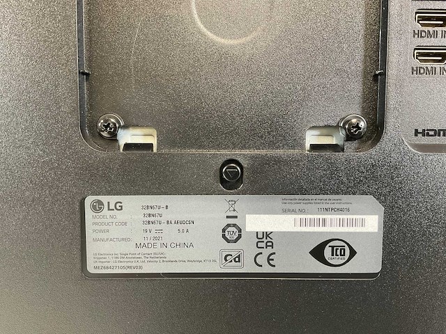 Lg (32bn67u-b) 32”, 3840x2160 (uhd) ips monitor - afbeelding 5 van  6