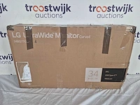 Lg 34bq77qc-b - qhd curved ultrawide monitor - usb-c 90w - rj45 - 34 inch - zwart - afbeelding 2 van  2