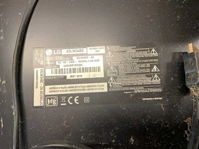 Lg 43lw340c smart televisie - afbeelding 7 van  7
