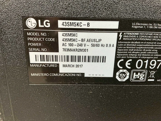 Lg 49sm5kc-b en 43sm5kc-b beeldscherm - afbeelding 8 van  22