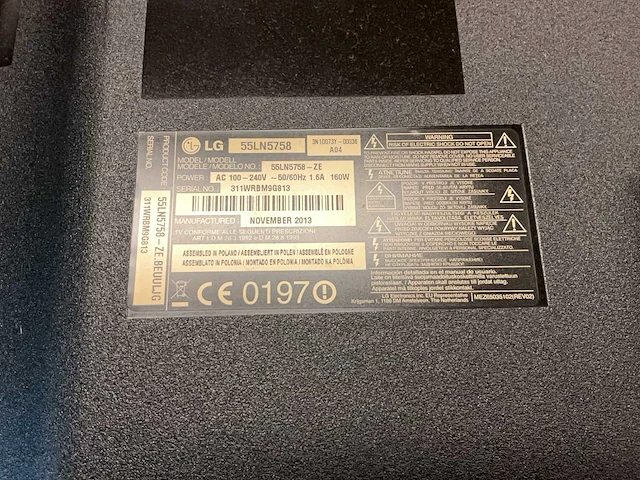 Lg 55ln5758 smart televisie - afbeelding 8 van  8