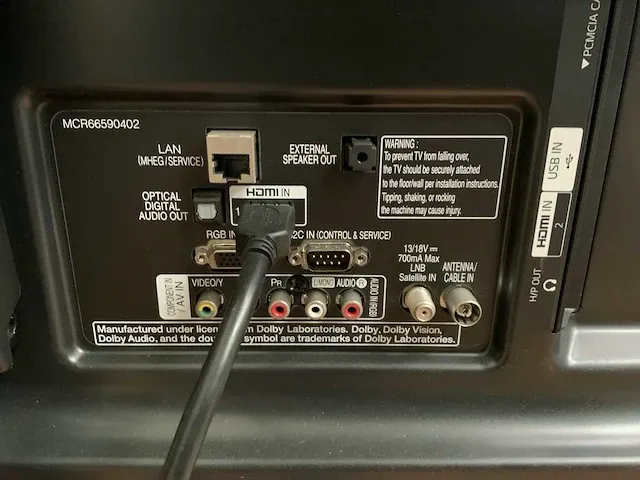 Lg 55lv340c smart televisie - afbeelding 4 van  5