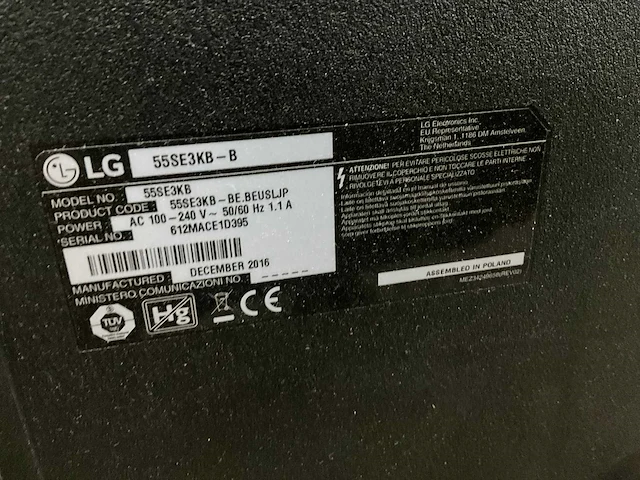 Lg 55se3bb monitor - afbeelding 8 van  9