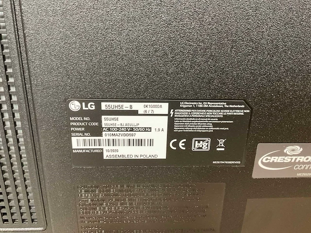 Lg (55uh5e-b) 55”, 3840x2160 (uhd) lcd monitor - afbeelding 6 van  6