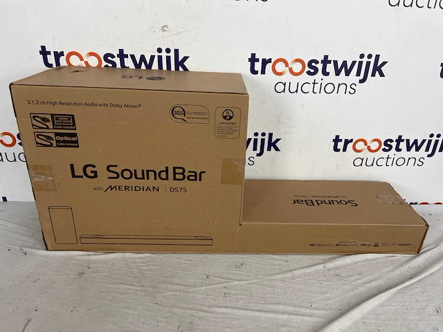 Lg ds75q - soundbar met draadloze subwoofer - grijs - afbeelding 2 van  7