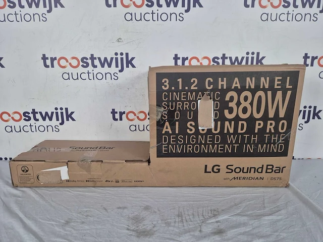 Lg ds75q - soundbar met draadloze subwoofer - grijs - afbeelding 2 van  2