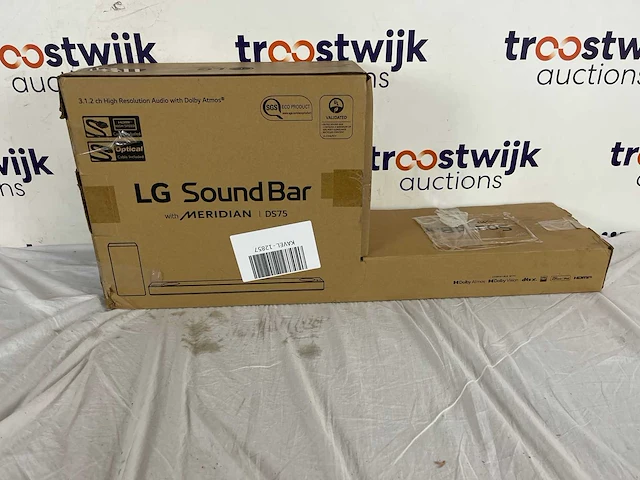Lg ds75q - soundbar met draadloze subwoofer - grijs - afbeelding 2 van  2