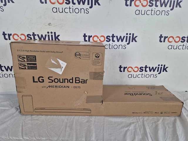 Lg ds75q - soundbar met draadloze subwoofer - grijs - afbeelding 2 van  2