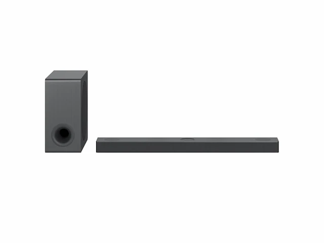 Lg ds80qy 3.1.3 soundbar 480w met draadloze subwoofer & meridian-technologie donker staal zilver - afbeelding 1 van  5