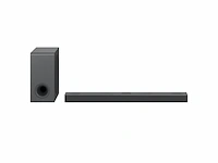 Lg ds80qy 3.1.3 soundbar 480w met draadloze subwoofer & meridian-technologie donker staal zilver - afbeelding 1 van  5