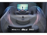 Lg ds80qy 3.1.3 soundbar 480w met draadloze subwoofer & meridian-technologie donker staal zilver - afbeelding 4 van  5