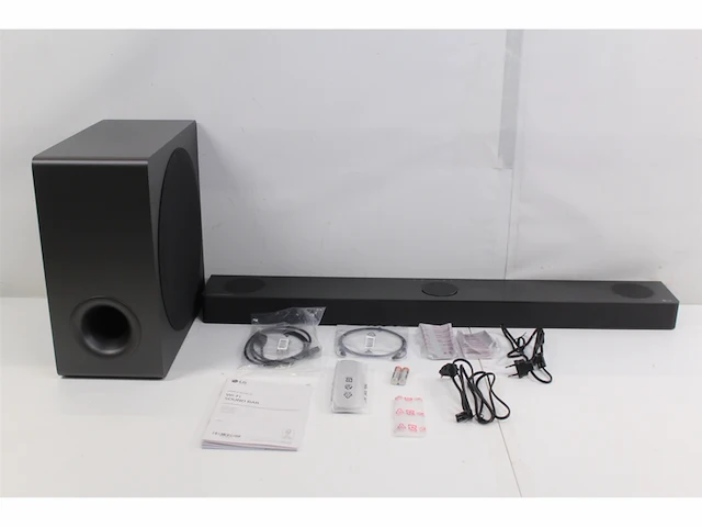 Lg ds80qy 3.1.3 soundbar 480w met draadloze subwoofer & meridian-technologie donker staal zilver - afbeelding 5 van  5