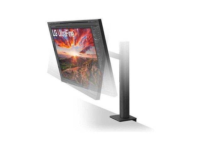 Lg ergo 27un880 - 4k ips usb-c monitor - 60w - 27 inch - afbeelding 1 van  2