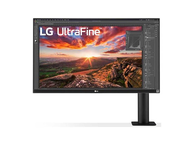 Lg ergo 32un880 - 4k ips usb-c monitor - 60w - 32 inch - afbeelding 1 van  2