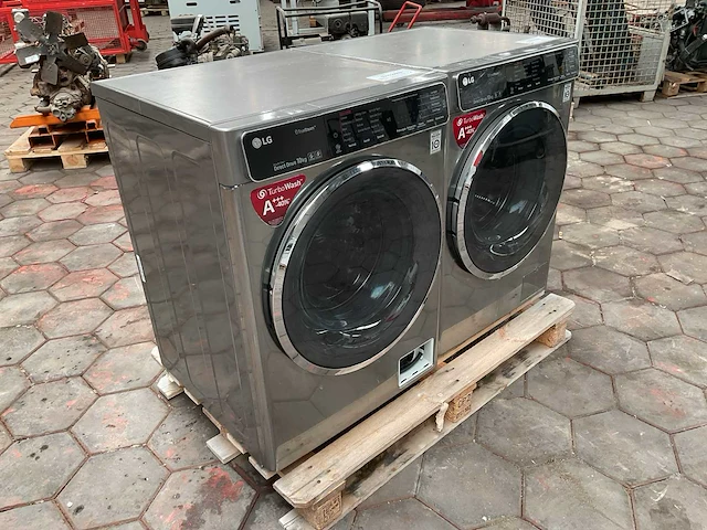 Lg f14u1jbs6 wasmachine (2x) - afbeelding 1 van  8