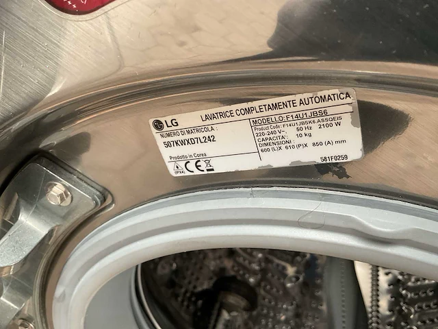 Lg f14u1jbs6 wasmachine (2x) - afbeelding 8 van  8
