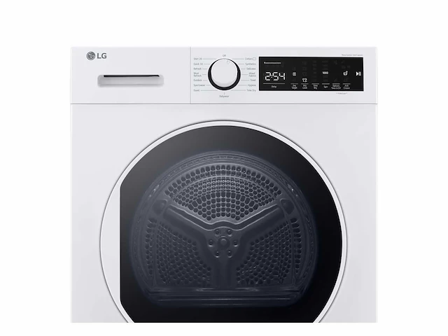 Lg fdt208w wasdroger vrijstaand voorbelading 8 kg a++ wit - afbeelding 3 van  21