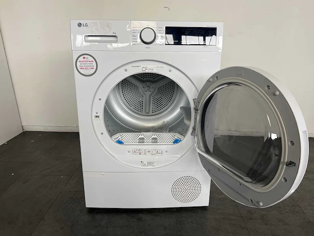 Lg fdt208w wasdroger vrijstaand voorbelading 8 kg a++ wit - afbeelding 10 van  21