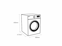 Lg fdt208w wasdroger vrijstaand voorbelading 8 kg a++ wit - afbeelding 19 van  21