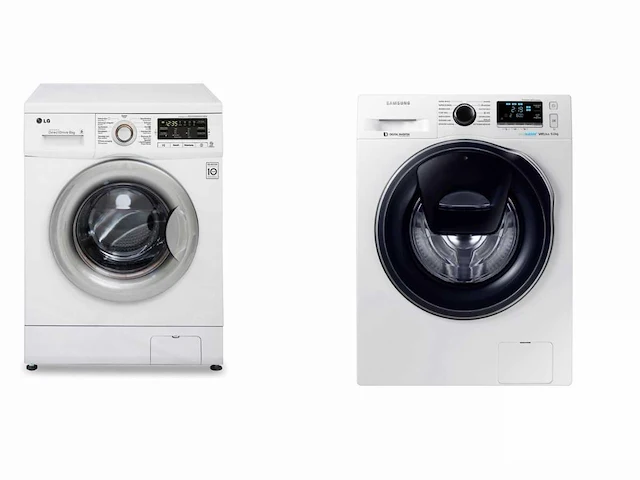 Lg fh4b8tda7 wasmachine & samsung ww90k6604qw - wasmachine - afbeelding 1 van  2