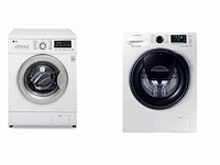 Lg fh4b8tda7 wasmachine & samsung ww90k6604qw - wasmachine - afbeelding 1 van  2