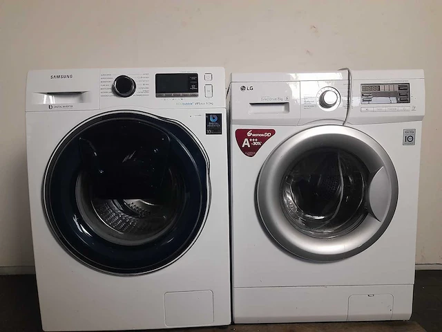 Lg fh4b8tda7 wasmachine & samsung ww90k6604qw - wasmachine - afbeelding 2 van  2