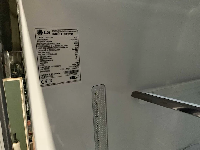 Lg gmk9331mt amerikaanse koelkast - afbeelding 8 van  9