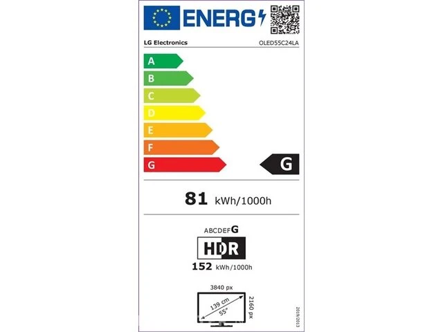 Lg oled 4k tv 55c24la - afbeelding 2 van  6
