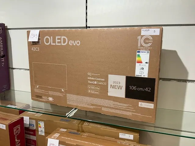 Lg oled televisie oled42c34la - afbeelding 2 van  2