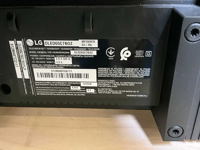 Lg oled65c7boz televisie - afbeelding 5 van  5