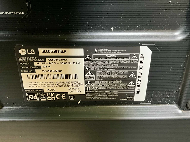 Lg oled65g1rla televisie - afbeelding 7 van  7