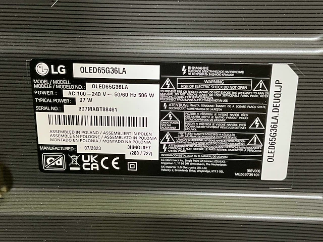 Lg oled65g36la televisie - afbeelding 6 van  6